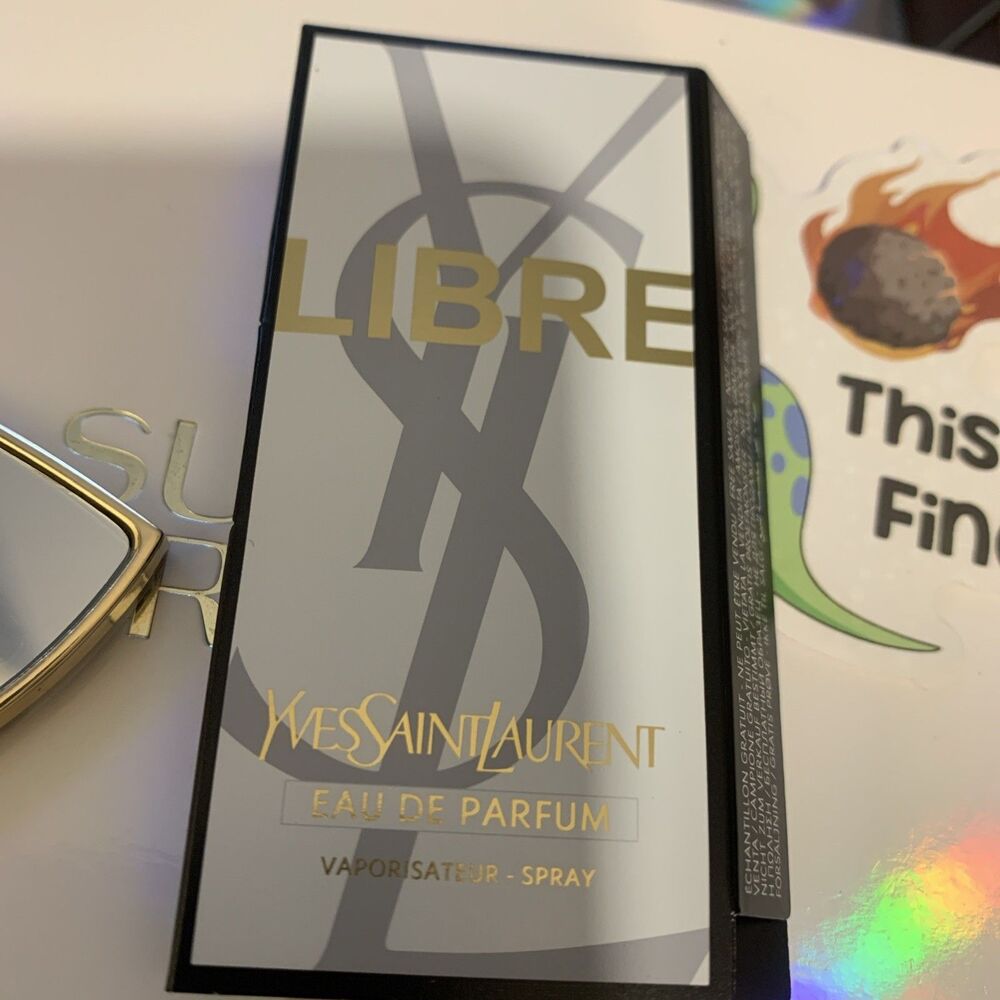 YSL  Black Cushion Cosmetic Bag &Pink Lip Mirror Mascara &lippie Set - Picture 13 of 13